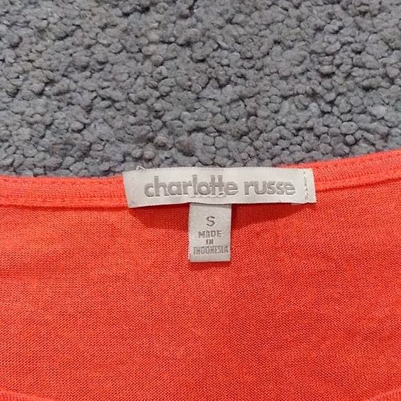 Orange off shoulder top - Picture 2 of 3